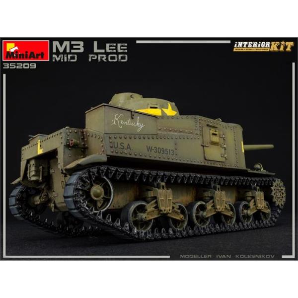 MiniArt M3 Lee Mid. Production Interior Kit