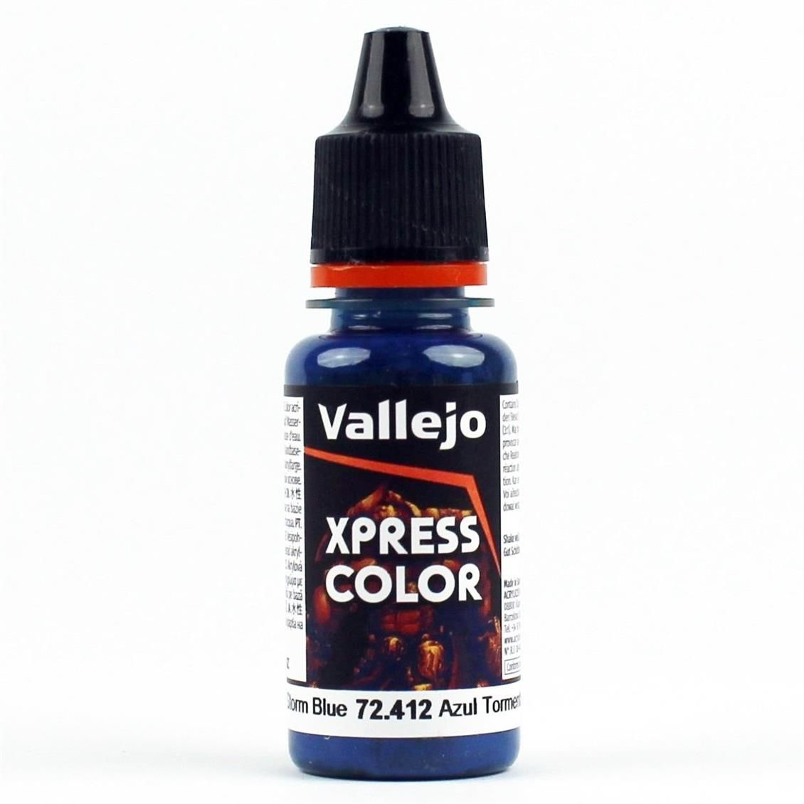 Vallejo 72412 18 ml. Storm Blue, Xpress Game Color Serisi Model Boyası