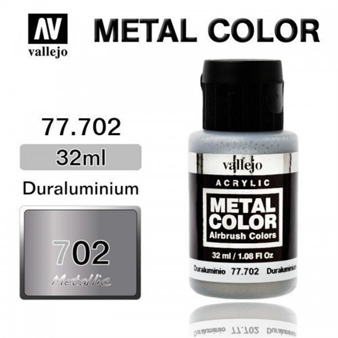 Vallejo 77702 32 ml. Duraluminium, Metal Color Serisi Model Boyası