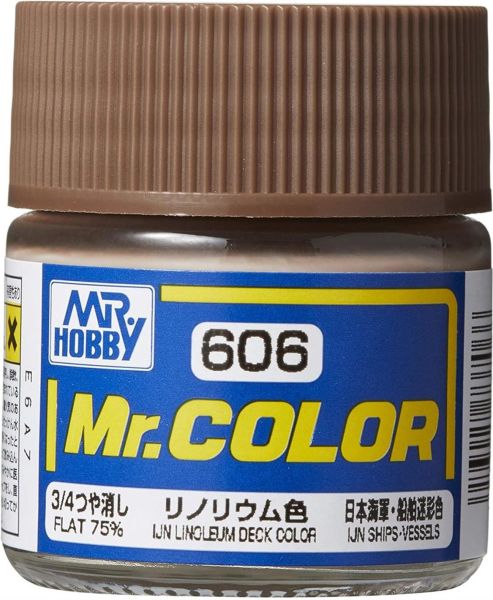 Mr.Hobby C-606 10 ml. IJN Linoleum Deck Color, Mr.Color Serisi Model Boyası