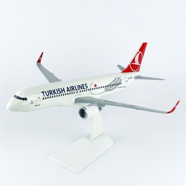 THY027 1/100 Ölçek, THY A320 Neo Yolcu Uçağı, Sergilemeye Hazır Plastik Standlı Model