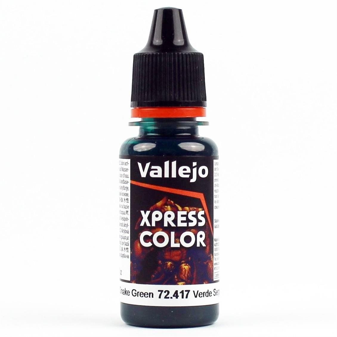 Vallejo 72417 18 ml. Snake Green, Xpress Game Color Serisi Model Boyası