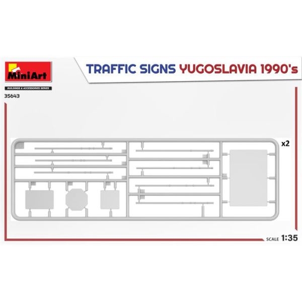 MiniArt Yugoslavya Trafik İşaretleri (1990'lar)