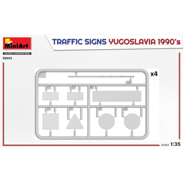 MiniArt Yugoslavya Trafik İşaretleri (1990'lar)