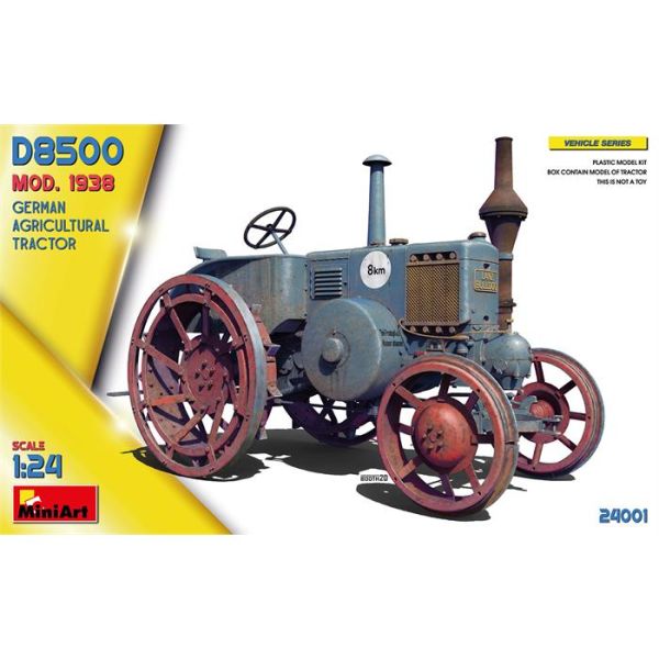 MiniArt Alman Tarım Traktörü D8500 1938 Model