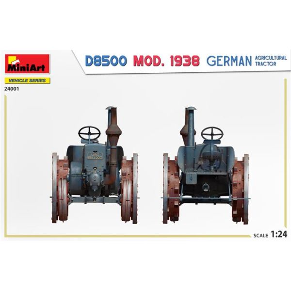 MiniArt Alman Tarım Traktörü D8500 1938 Model