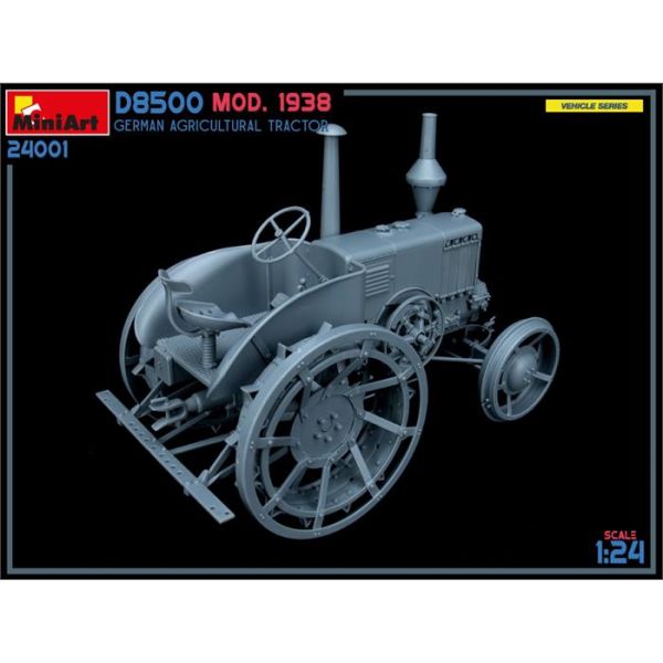 MiniArt Alman Tarım Traktörü D8500 1938 Model