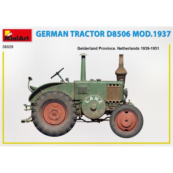 MiniArt Alman Traktör D8506 / Mod. 1937