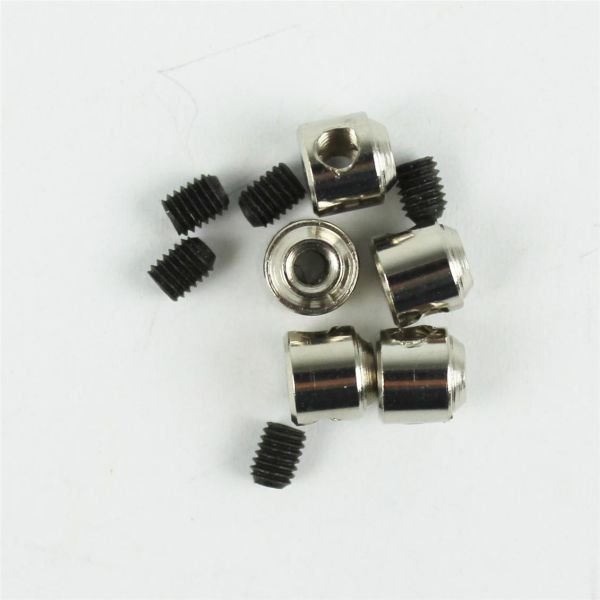 Haoye HY016-00301 Metal Tekerlek Stopperi, ?2.1×H5.5 mm, 5 Adet