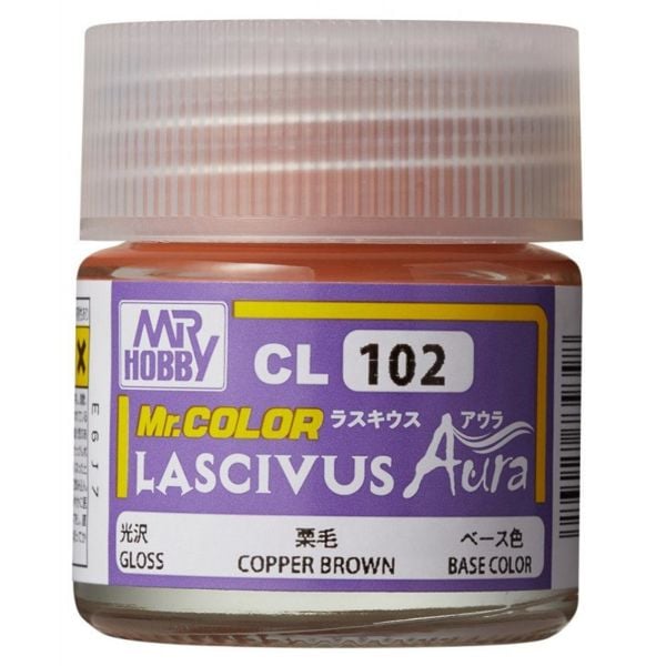 Mr.Hobby CL-102 10 ml. Lascivus Copper Brown, Mr.Color Serisi Model Boyası