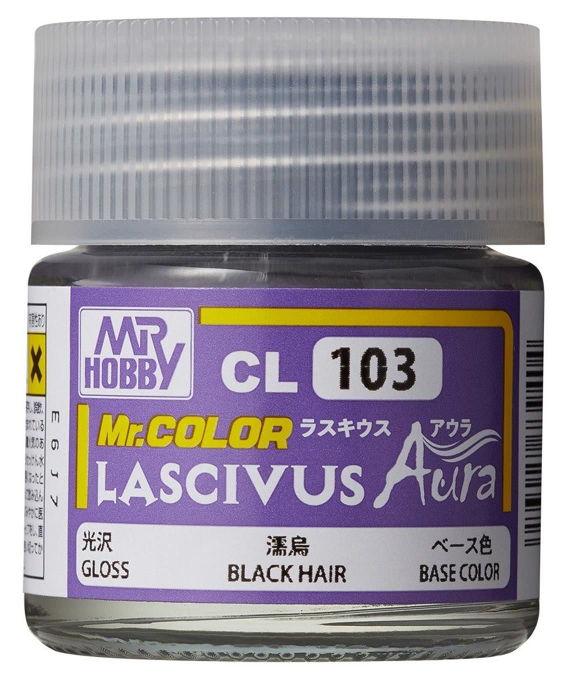 Mr.Hobby CL-103 10 ml. Lascivus Black Hair, Mr.Color Serisi Model Boyası