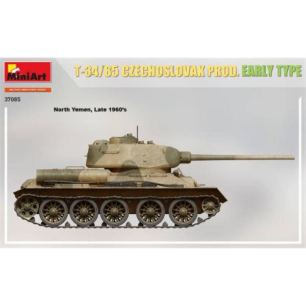 MiniArt T-34/85 Çekoslovakya Üretimi/İlk Model