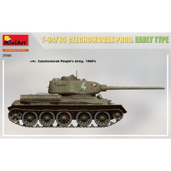 MiniArt T-34/85 Çekoslovakya Üretimi/İlk Model