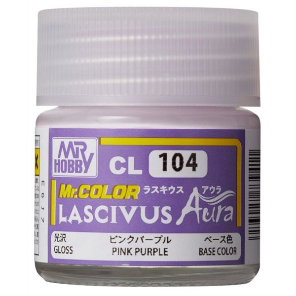 Mr.Hobby CL-104 10 ml. Lascivus Pink Purplen, Mr.Color Serisi Model Boyası