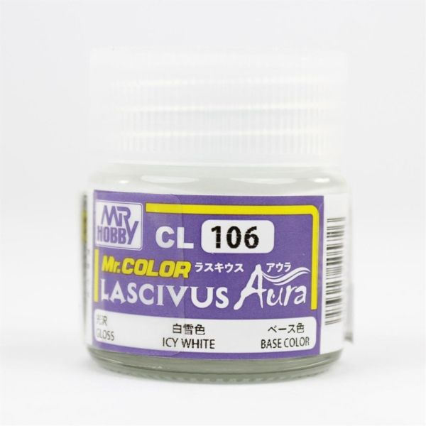 Mr.Hobby CL-106 10 ml. Lascivus Icey White, Mr.Color Serisi Model Boyası