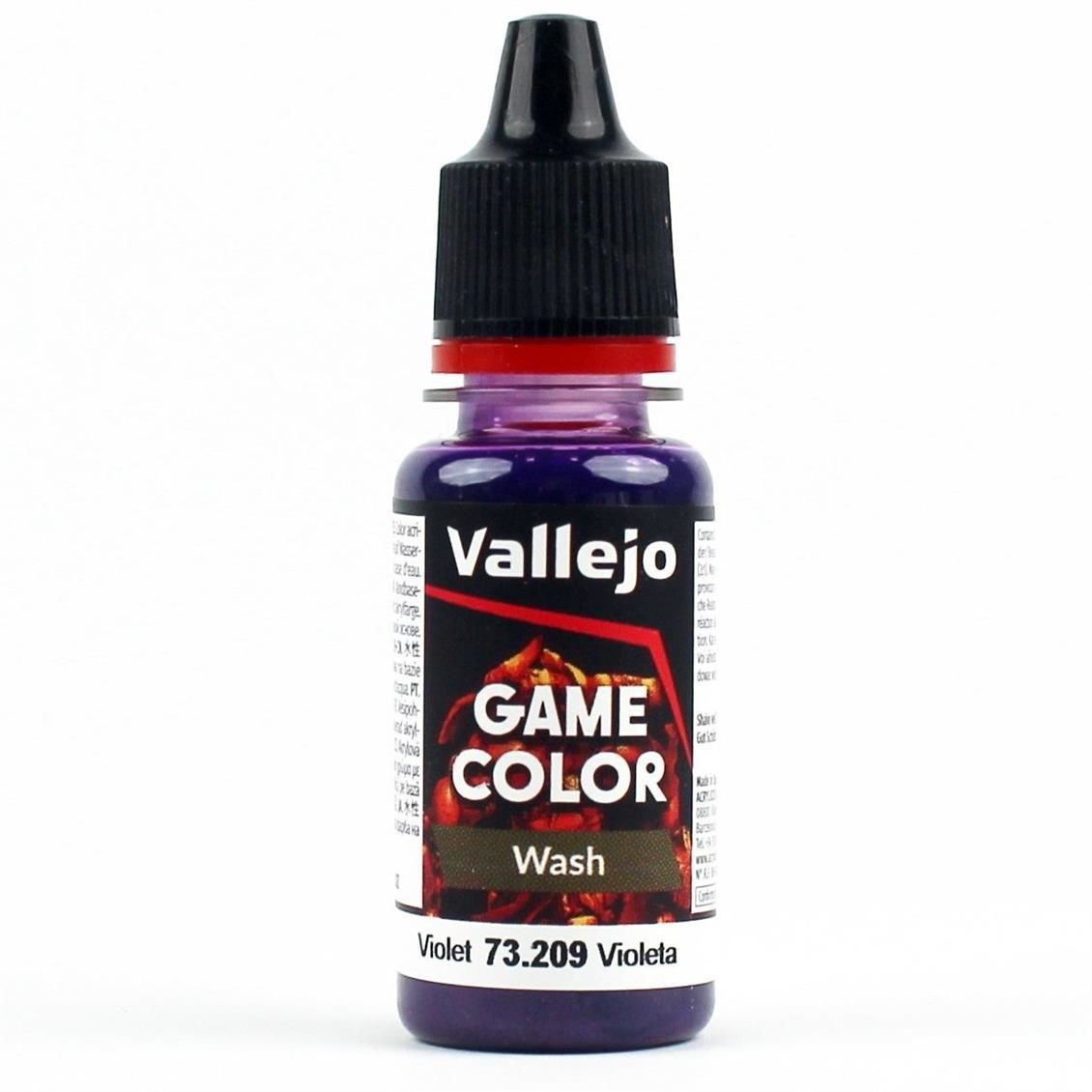 Vallejo 73209 17 ml. Violet Wash, Game Color Serisi Model Boyası