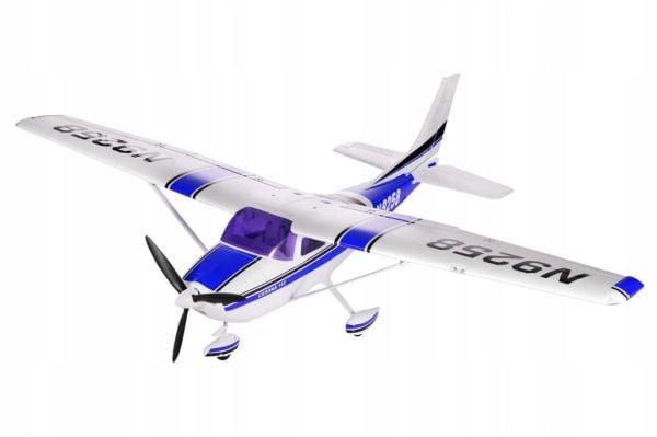 TopRC 057C RTF Cessna 182, 500 Class, Mavi, Brushless 800KV Motorlu, 30A ESC, 11.1V 2200 Mah Li-Po Pilli, 4 Kanallı Uzaktan Kum