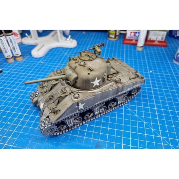 Dragon 6511 1/35 Ölçek, M4 Sherman 75mm Normandy Amerikan Orta Tankı, Plastik Model Kiti