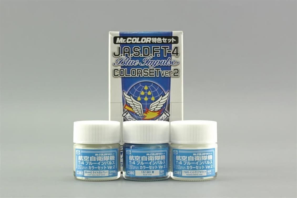 Mr.Hobby CS-667 3x10 ml. Blue Impulse, Mr.Color Serisi Model Boyası Seti