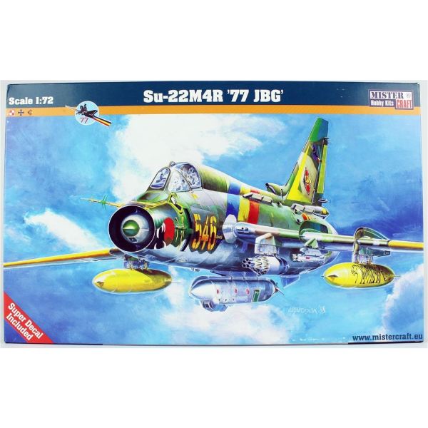 Mistercraft E012 1/72 Ölçek, Su-22 M4R (77 JBG) Savaş Uçağı, Plastik Model kiti