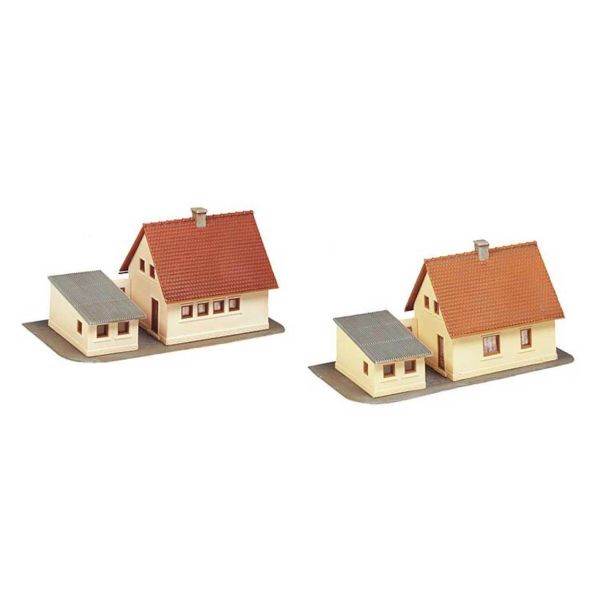 Faller 232226 1/160 Ölçek, Aile Evi ( 2 Adet ), Plastik Model Kiti