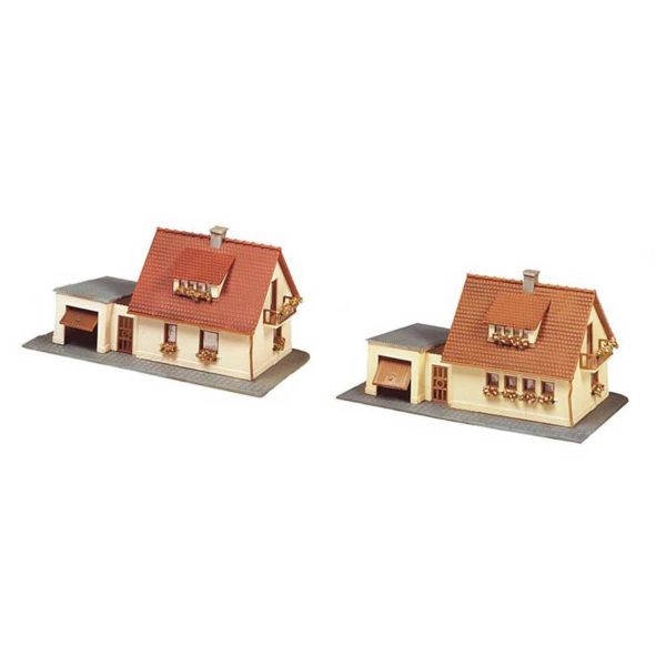 Faller 232226 1/160 Ölçek, Aile Evi ( 2 Adet ), Plastik Model Kiti