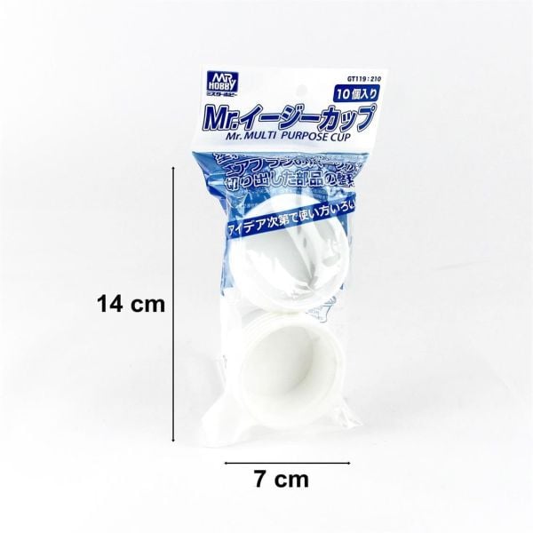 Mr.Hobby GT-119 Sprey Boyalar için Palet, 60 ml, 10 Adet, Plastik