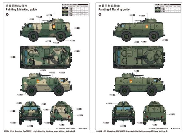 1/35 Russian GAZ39371 High-Mobility Multipurpose Military Vehicle