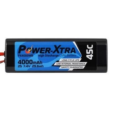 Power-Xtra 7.4V 4000mAh 45C Li-Polymer Pil