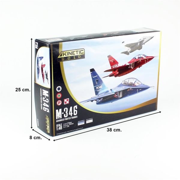 Kinetic K48063 1/48 Ölçek, Alenia M-346 Eğitim Savaş Uçağı, Plastik Model kiti