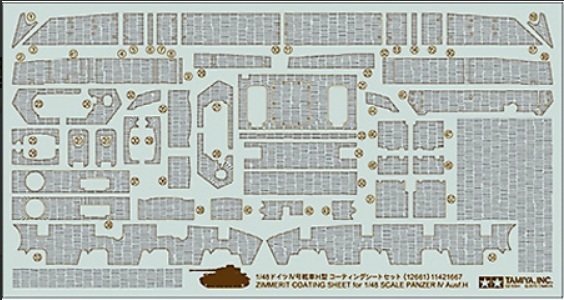 1/48 Panzer lV H Zim. Sheet