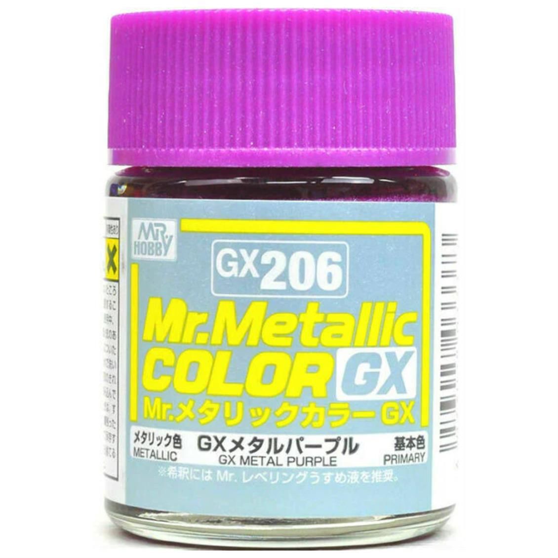 Mr.Hobby GX-206 18 ml. Metallic Purple, Mr.color Serisi Model Boyası