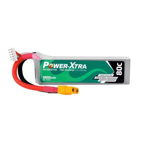 Power-Xtra PX1800XT 14.8V 1800Mah 80C 4S Li-Polymer Pil