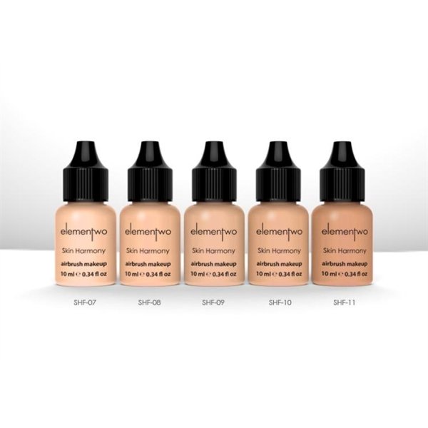 Elementwo Skin Harmony Airbrush Makeup 5x10ml SHF-2 Med-Bronze Fondöten Kiti