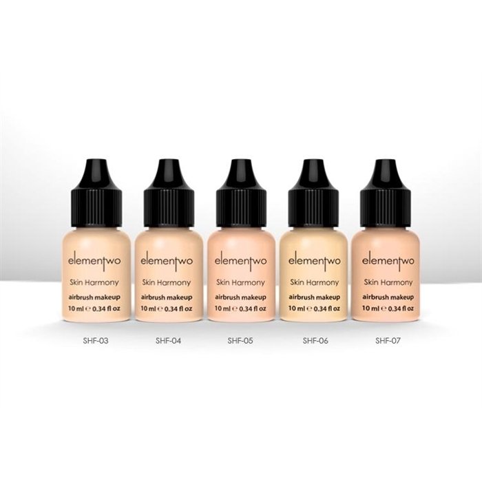 Elementwo Skin Harmony Airbrush Makeup 5x10ml SHF-1 Fair-Medium Fondöten Kiti