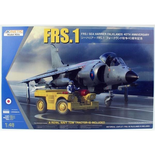 Kinetic K48138 1/48 Ölçek, FRS.1 Sea Harrier ( Falklands 40th Anniversary) Savaş Uçağı, Plastik Model kiti