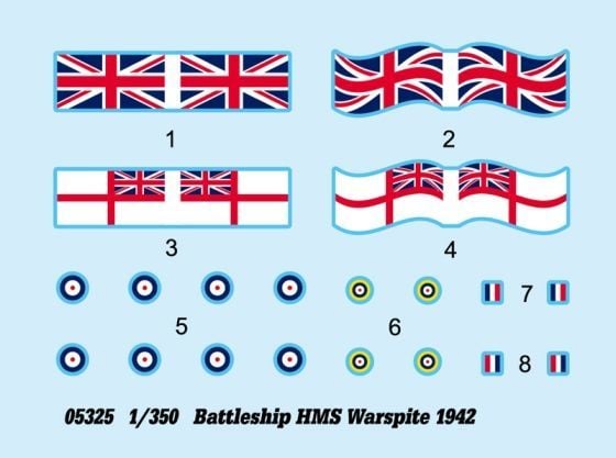 1/350 Battleship HMS Warspite