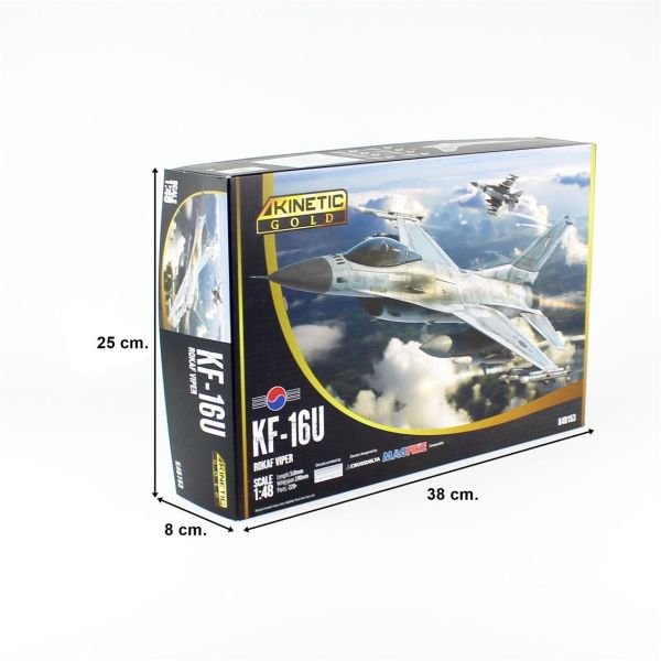 Kinetic K48153 1/48 Ölçek, KF-16U (ROKAF Viper) Savaş Uçağı, Plastik Model kiti