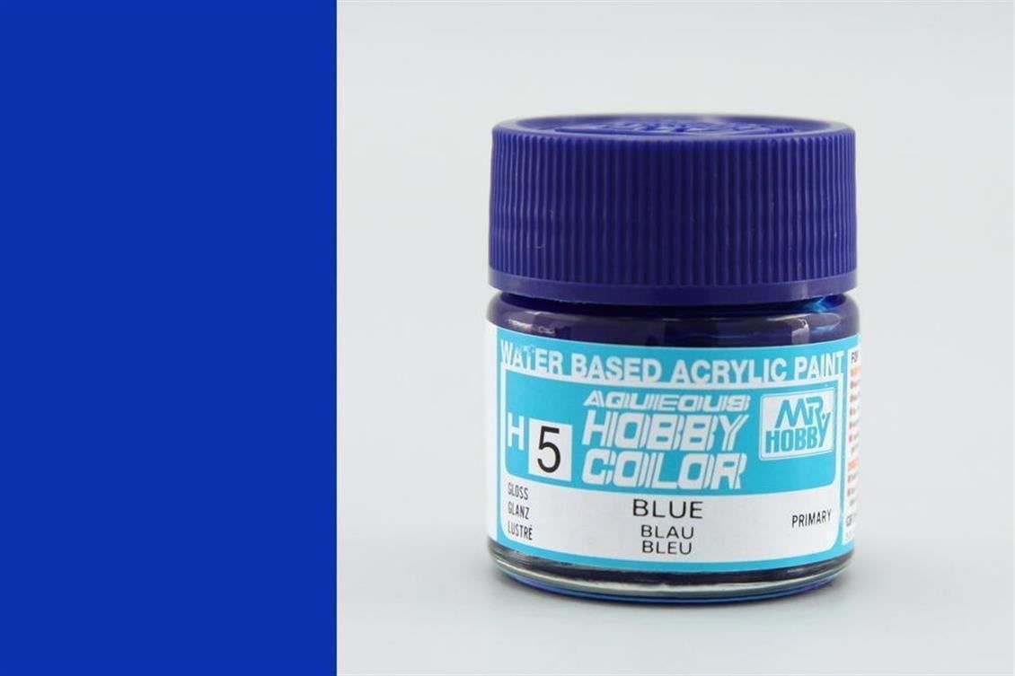 Mr.Hobby H-005 10 ml. Blue, Aqueous Serisi Model Boyası