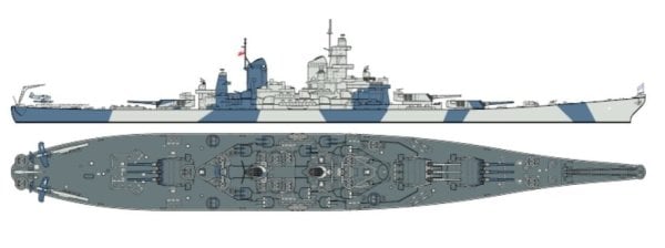 1/700 U.S. Battleship BB-61 IOWA