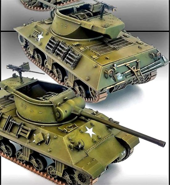 Academy 13501 1/35 Ölçek, M36/M36B2 (Battle of the Bulge) Tankı, Plastik Model kiti