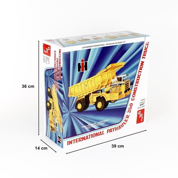 AMT 1209 1/25 Ölçek, International Payhauler 350, Plastik Maden Kamyonu Maketi