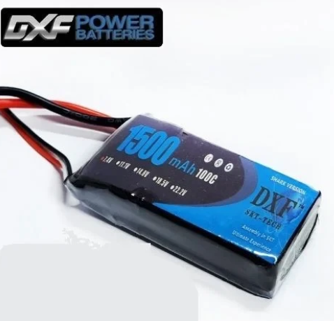 DXF Power 7.4v 2s 1500mAh 100c Lipo Batarya