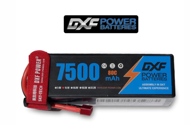 DXF Power 11.1v 3s 7500mAh 80c Hardcase Lipo Batarya