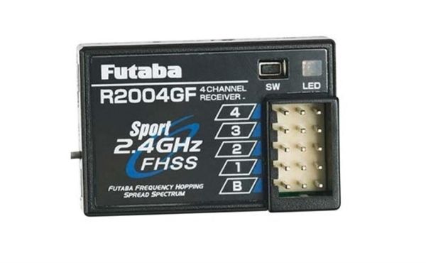 Futaba 05102503 R2004GF Kumanda Alıcısı, 2.4Ghz, FHSS