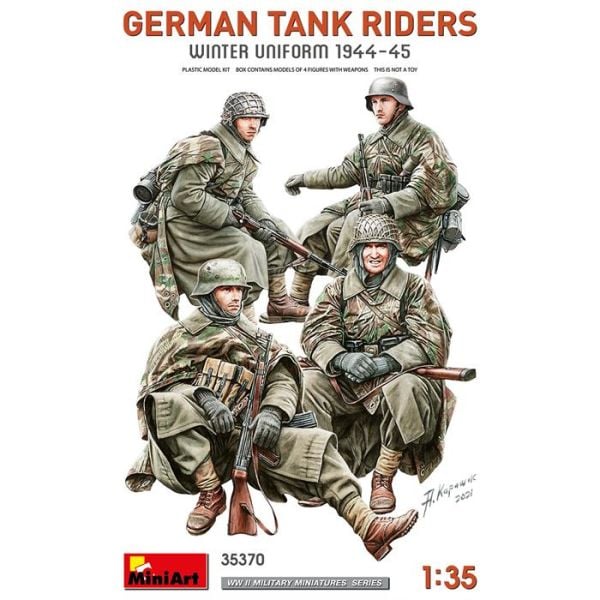 MiniArt Alman Tank Sürücüler (Kış Uniforma 1944-45)