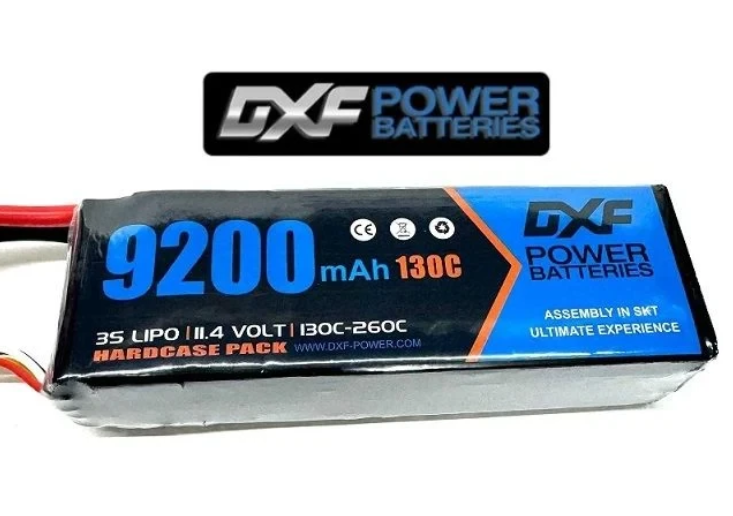 DXF Power 3s 11.4v 9200mAh 130C Softcase Li-Hv Batarya