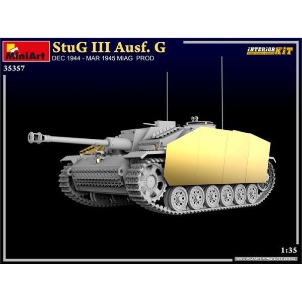 Miniart StuG III Ausf. G  Ara 1944 - Mart 1945 Interior Kit