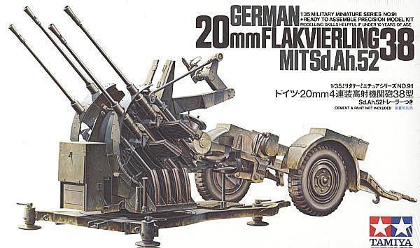 1/35 Ger. 2 Cm Flakvierling 38