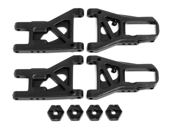 SUSPENSION ARM SET (190mm WIDTH/ 2 PAIRS)  Nitro RS4 3 DRIFT